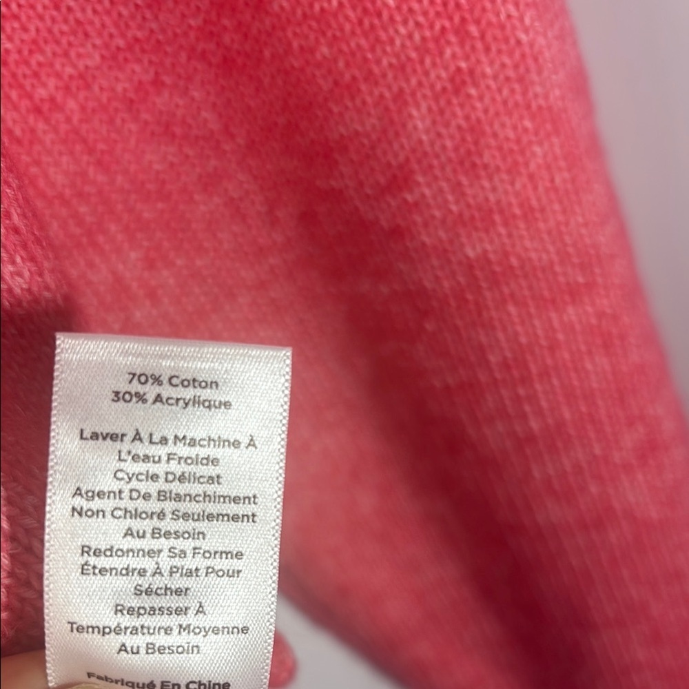 Talbots Coral Button-Up Cardigan - Picture 11 of 12